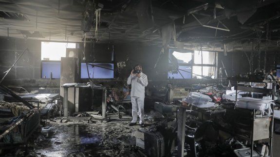 Tragedia en un hospital de India: 13 pacientes muertos
