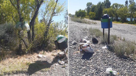 Vecinos de China Muerta indignados por la mugre en la costa