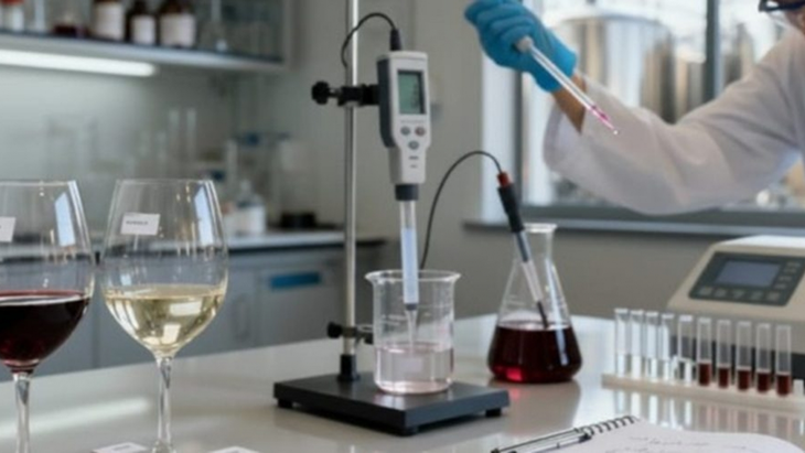 Equipamiento automatizado mide parámetros clave en control de calidad vitivinícola. Equipamiento automatizado mide parámetros clave en control de calidad vitivinícola.