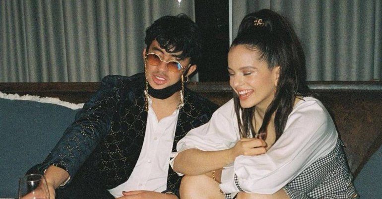 Rosalía se muestra cercana con Bad Bunny