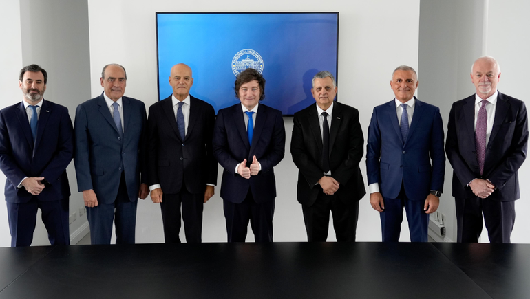 El presidente Javier Milei destacó el convenio entre YPF y ENI