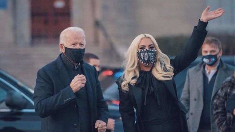 Lady Gaga cerró la campaña de Joe Biden | Foto: @ladygaga (Vía Instagram)