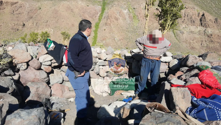 Estuvo tres días perdido y lo encontraron deshidratado