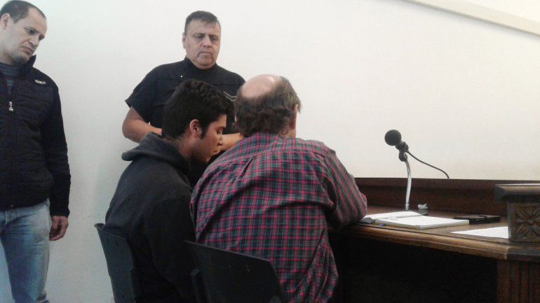 Jonathan Omar Arroyo en la audiencia de formulación de cargos.
