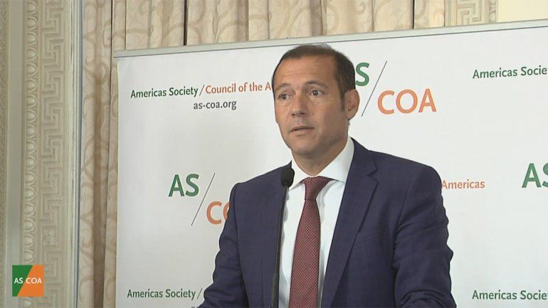 Gutiérrez expuso en el Consejo de las Américas