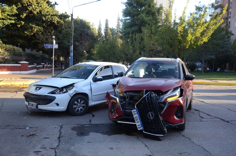 El choque ocurrió pasadas las 18.30 de este jueves.