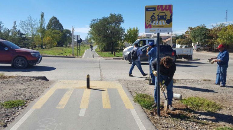 Instalarán lámparas led para iluminar las bicisendas
