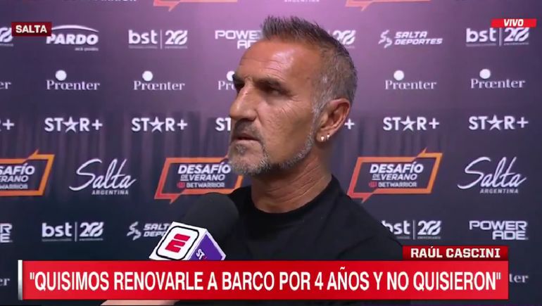 Cascini no tuvo piedad con Valentín Barco: Hay que ser agradecido