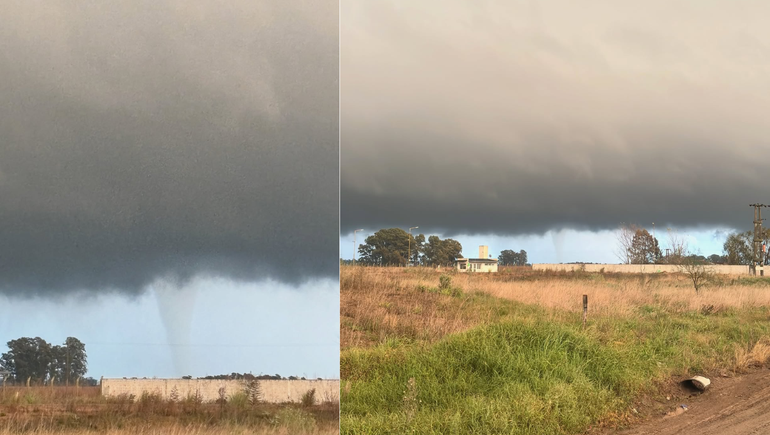 El tornado arrasó con una vivienda y generó graves consecuencias.