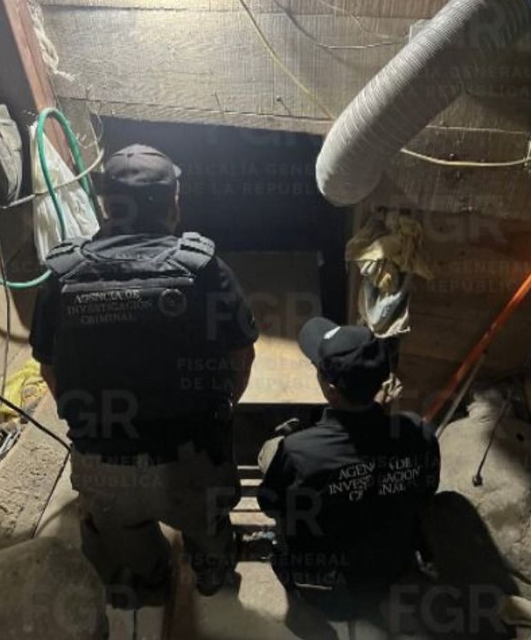 El comercio donde hallaron el túnel funcionaba como centro de almacenamiento, logística y tráfico de armas, explosivos y sustancias ilícitas.