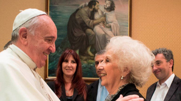 El Papa recibirá el jueves a Estela de Carlotto