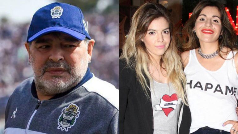 Maradona revocó el testamento a favor de Dalma y Gianinna