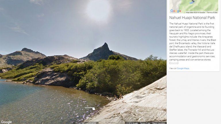Los Parques Nacionales argentinos llegan al Street View