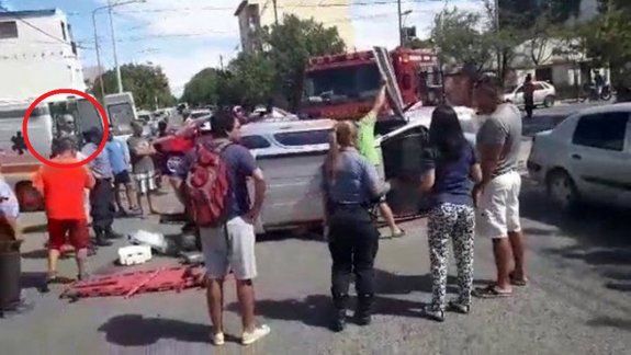 Se develó el misterio de la extraña imagen del accidente