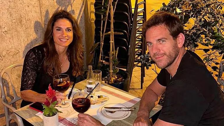 Juan Martín Del Potro y Gabriela Sabatini Juan Martín Del Potro y Gabriela Sabatini