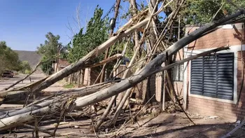 Las ráfagas superaron los 100 km/h en el interior de la provincia. Las ráfagas superaron los 100 km/h en el interior de la provincia.