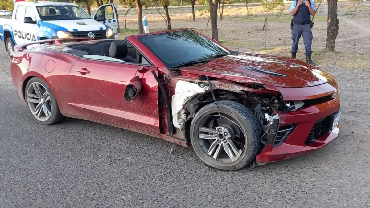 Detienen al dueño del Camaro que usó L-Gante por chocar borracho: tenía  1,65 de alcohol