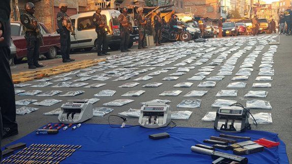 Del operativo participaron unos 500 efectivos de la Federal.