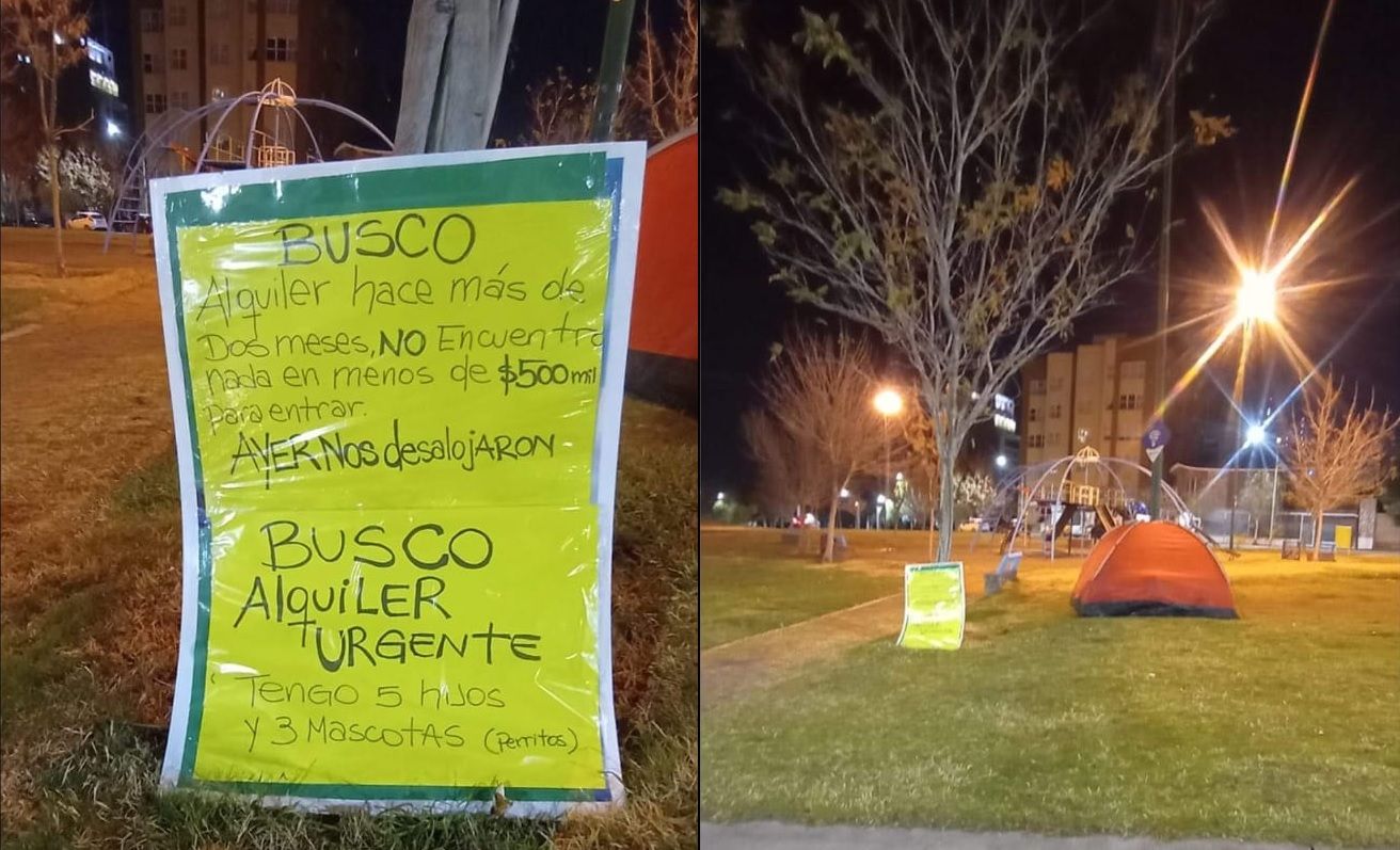Los desalojaron