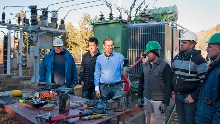 Gutiérrez recorrió al obra con el intendente Gabriel Álamo.
