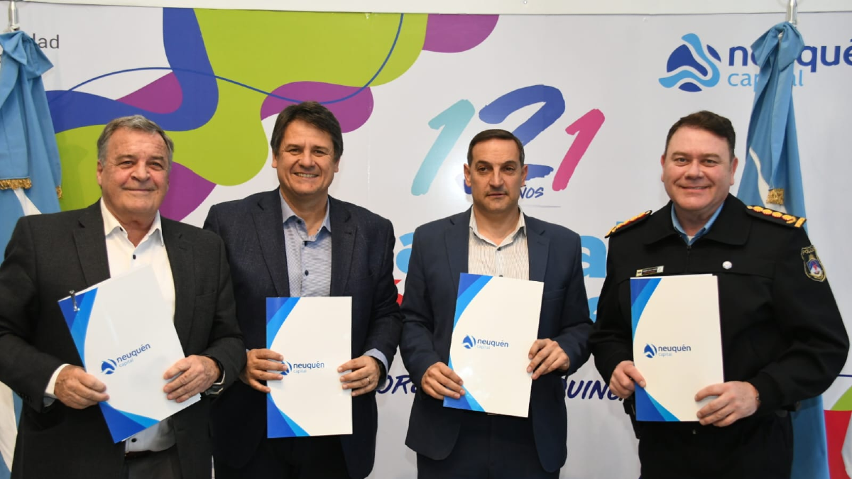 El acto de la firma del acuerdo.