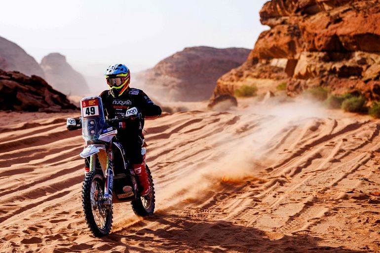 Este miércoles Santiago Rostan tuvo su mejor actuación desde que compite en el Rally Dakar