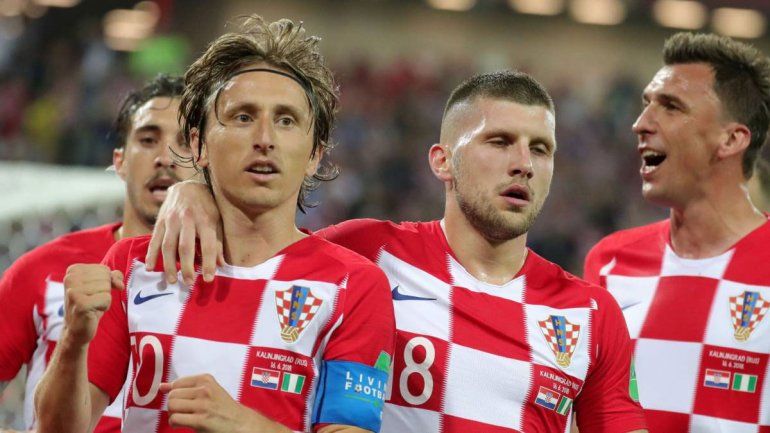 Luka Modric fue uno de los autores de los tantos de la selección croata.