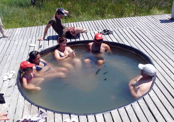 Las termas de Lahuen Co, listas para los visitantes
