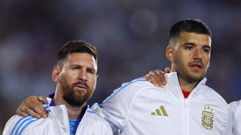 Lionel Messi y Gerónimo Rulli