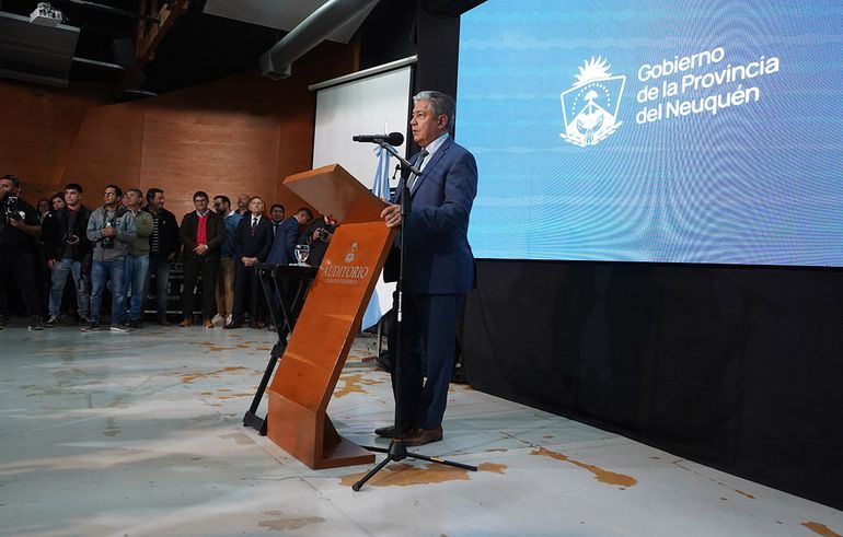 La presentación del gobernador del ambicioso plan habitacional. La presentación del gobernador del ambicioso plan habitacional.