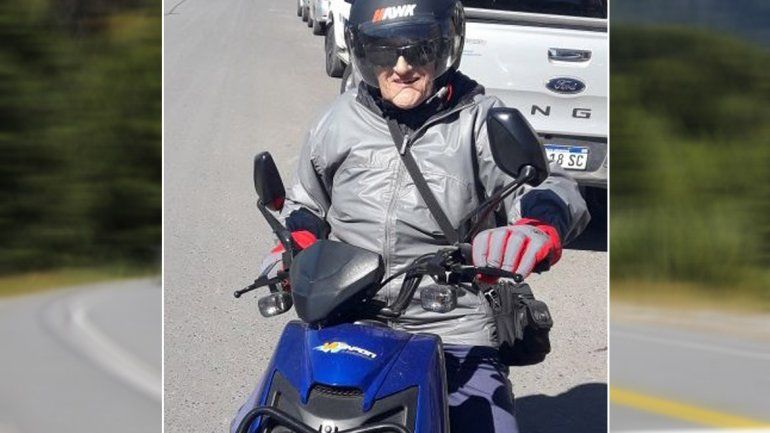 Una abuela de 86 años cumplirá su sueño de recorrer en moto la Ruta de los Siete Lagos